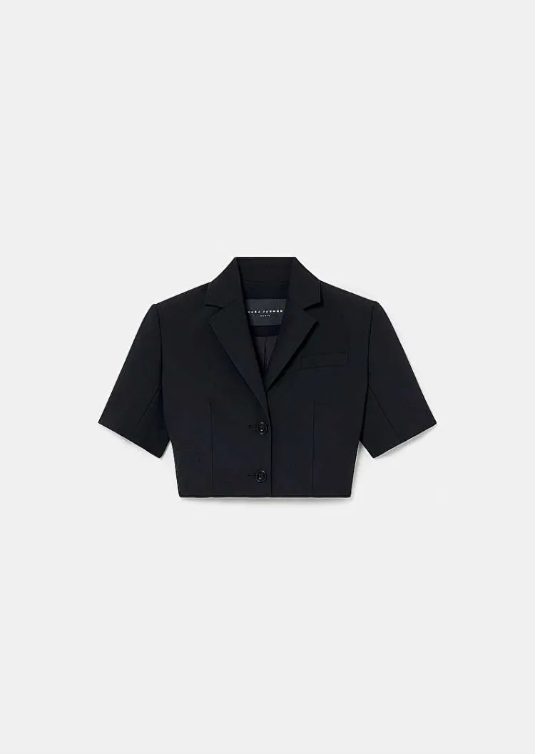 Varosa Veste En Laine Froide Noire*TARA JARMON Clearance
