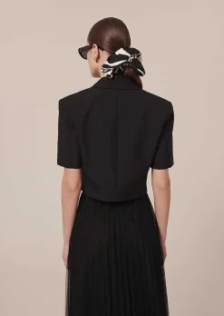 Varosa Veste En Laine Froide Noire*TARA JARMON Clearance