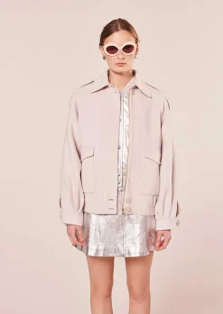 Veste Betty En Laine Double Face Ecru*TARA JARMON Outlet