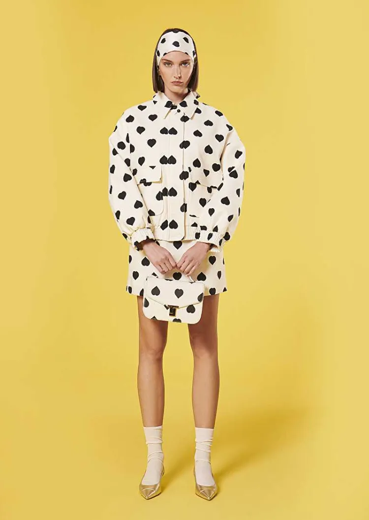 Veste Bobby Ecru A Pois Noirs*TARA JARMON Outlet