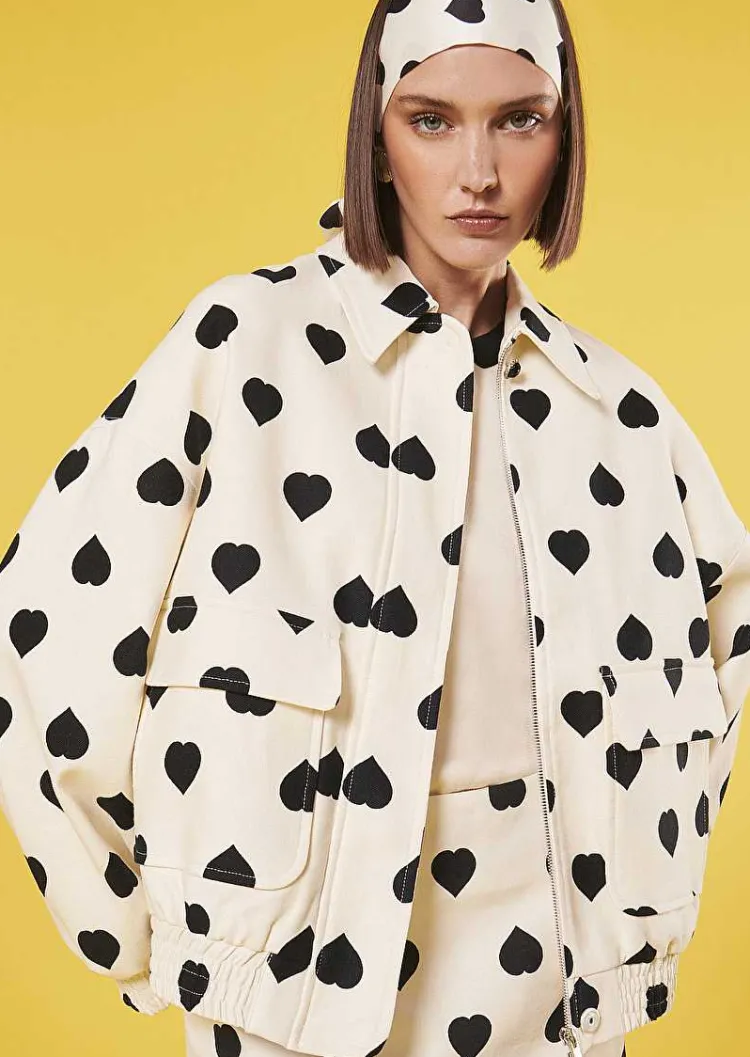 Veste Bobby Ecru A Pois Noirs*TARA JARMON Outlet