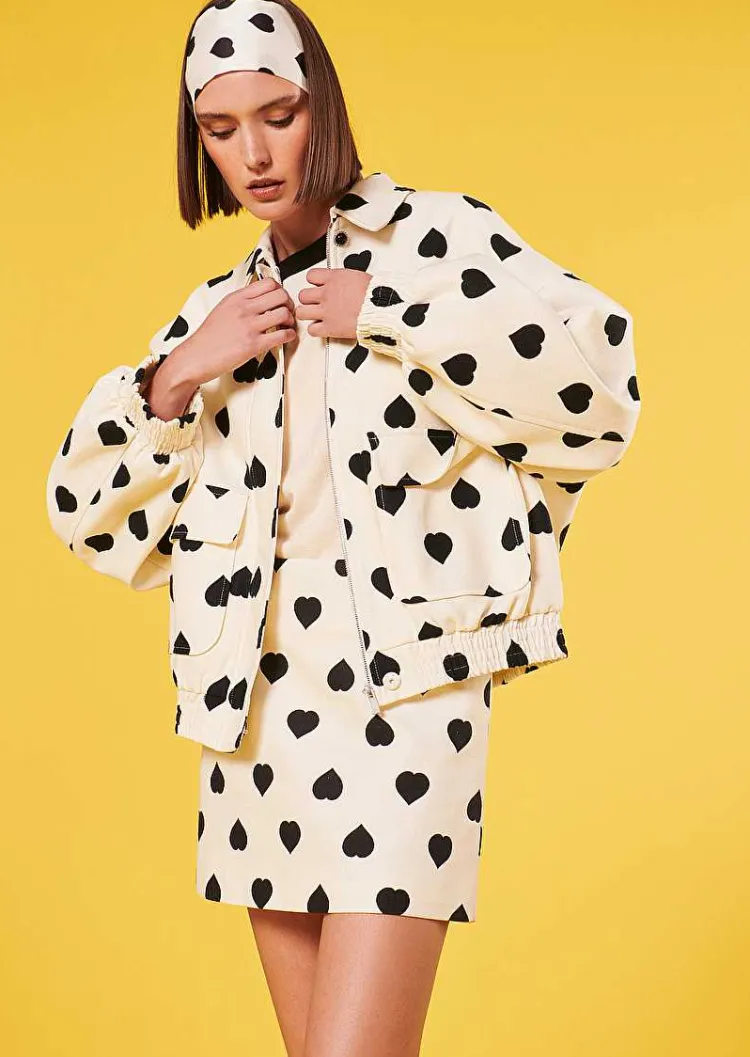 Veste Bobby Ecru A Pois Noirs*TARA JARMON Outlet