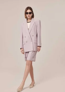 Veste De Costume En Laine Froide Violette Victoria*TARA JARMON Online