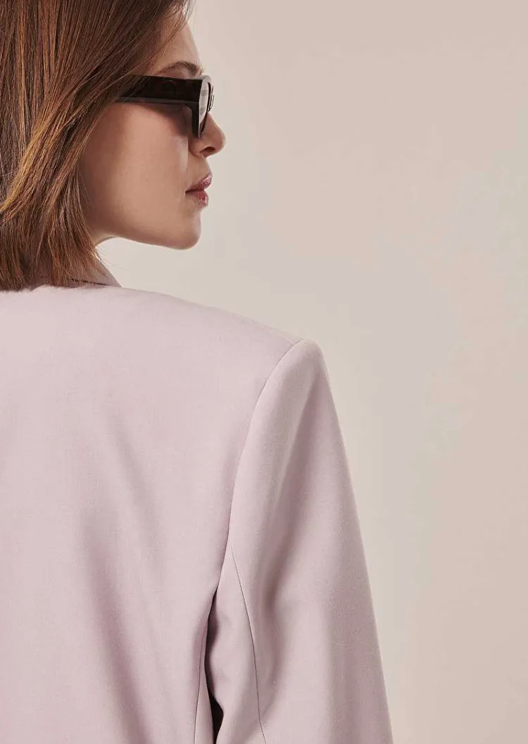 Veste De Costume En Laine Froide Violette Victoria*TARA JARMON Online