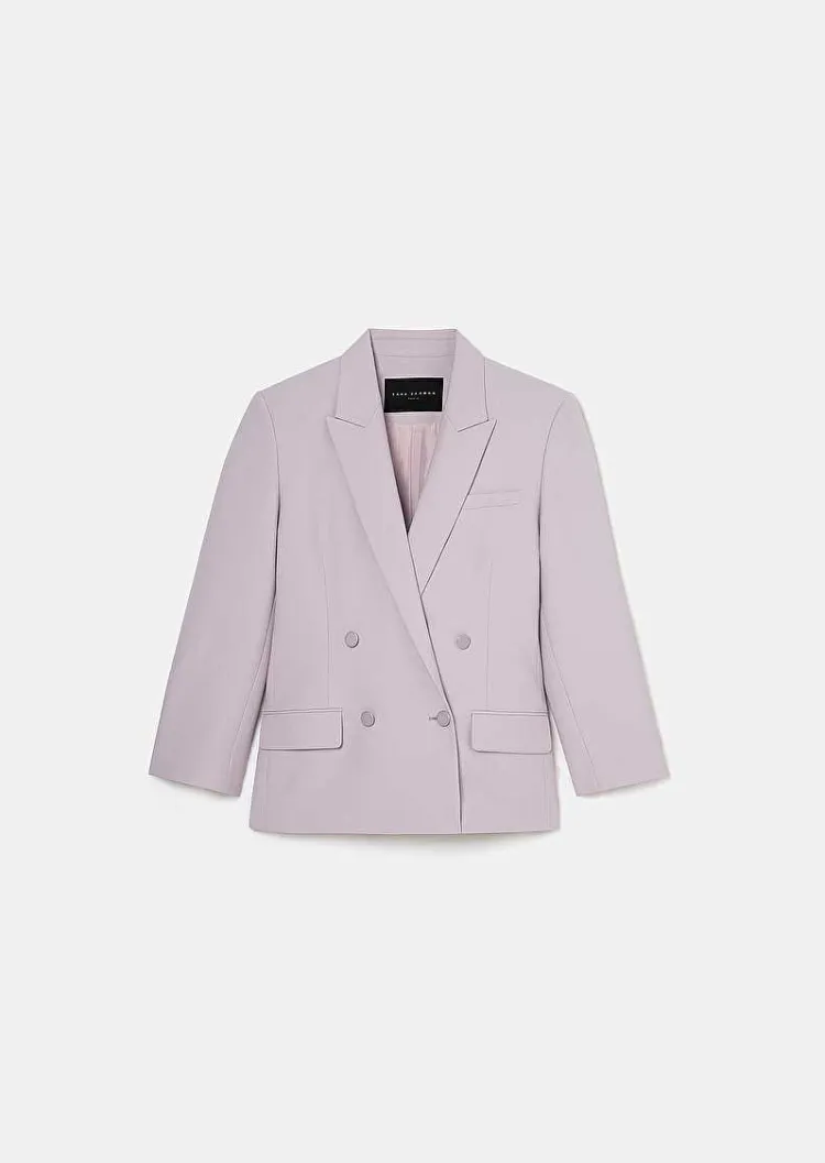 Veste De Costume En Laine Froide Violette Victoria*TARA JARMON Online