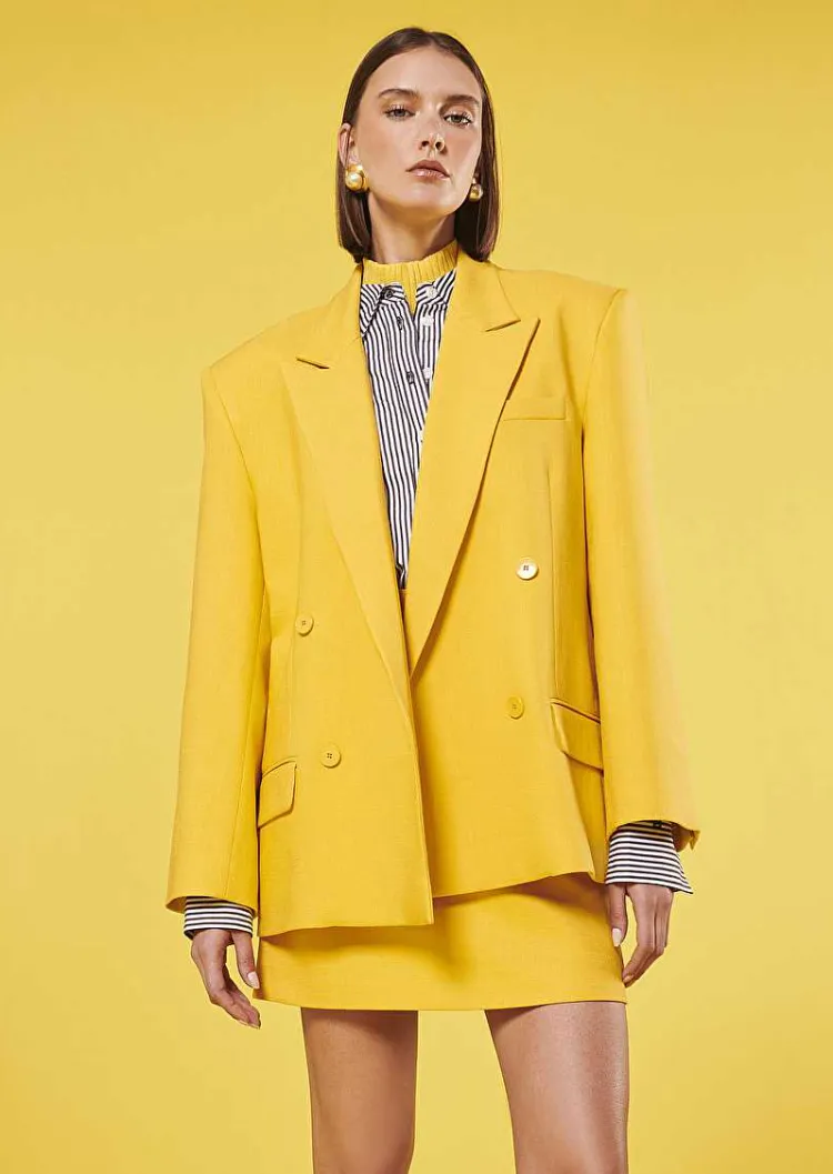 Veste De Costume Jaune Victoria*TARA JARMON Best