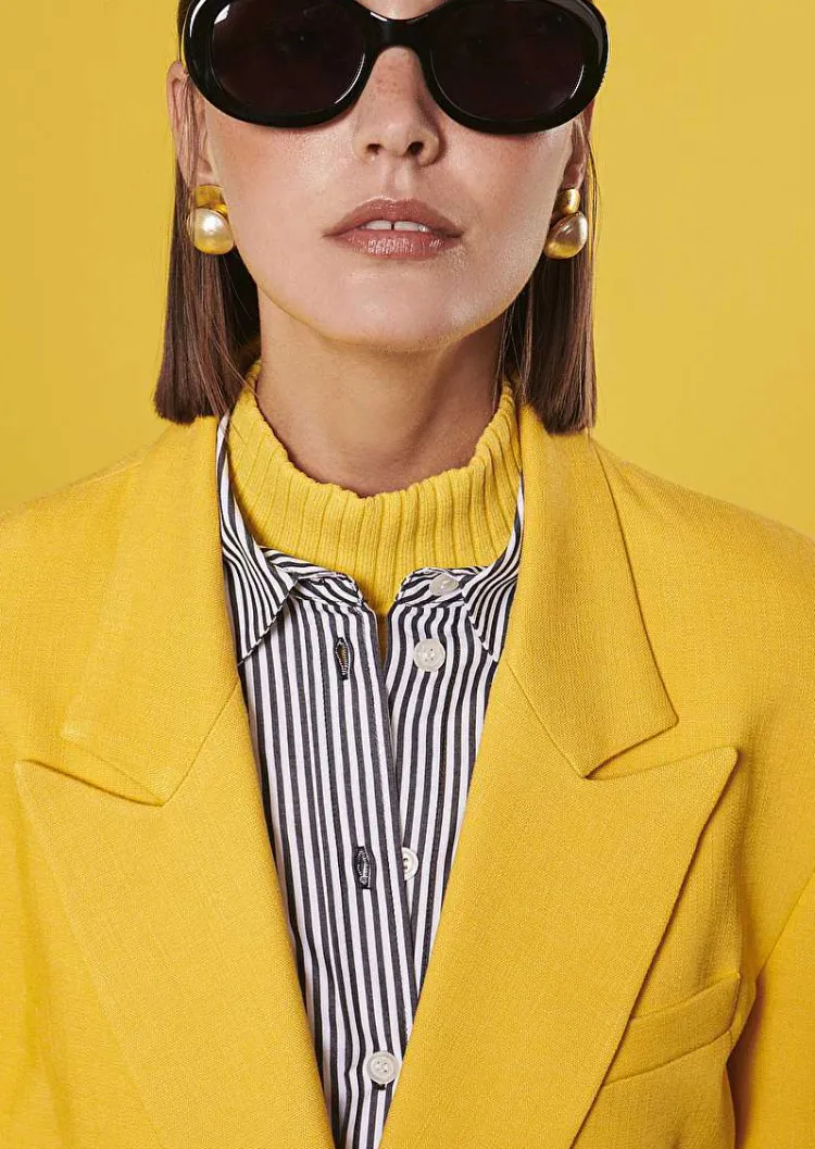 Veste De Costume Jaune Victoria*TARA JARMON Best