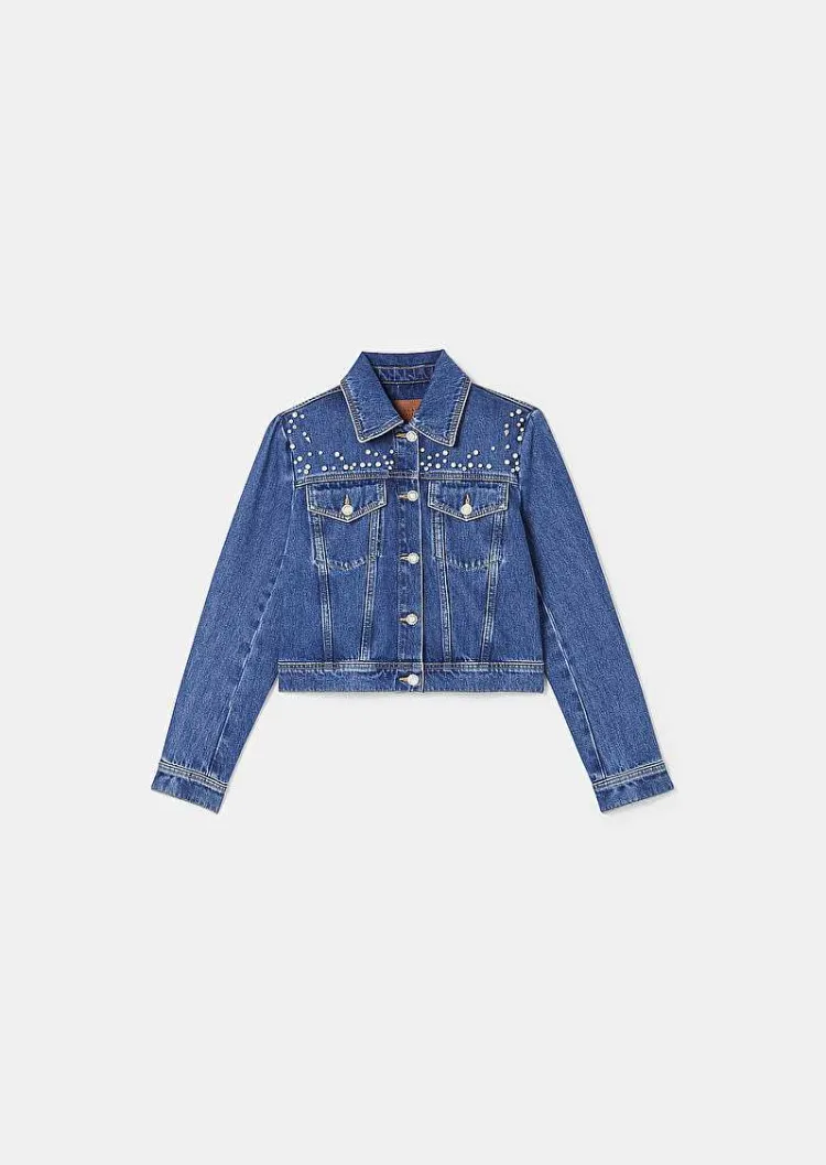 Veste En Jean Bleu Vicky*TARA JARMON Fashion