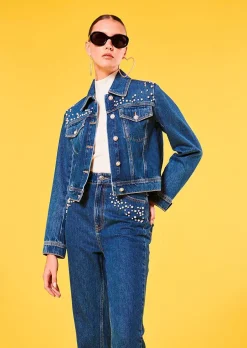 Veste En Jean Bleu Vicky*TARA JARMON Fashion