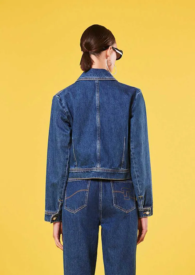 Veste En Jean Bleu Vicky*TARA JARMON Fashion