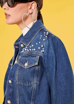 Veste En Jean Bleu Vicky*TARA JARMON Fashion