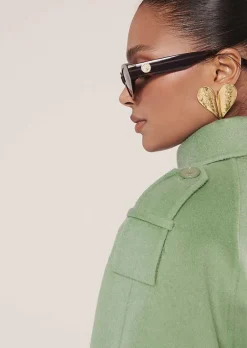 Veste En Laine Double Face Bethy Green*TARA JARMON Fashion