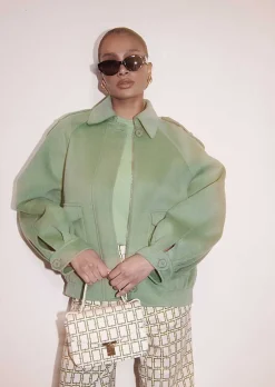 Veste En Laine Double Face Bethy Green*TARA JARMON Fashion
