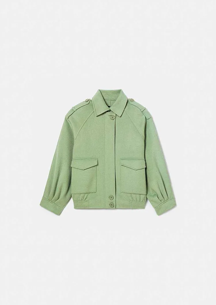 Veste En Laine Double Face Bethy Green*TARA JARMON Fashion