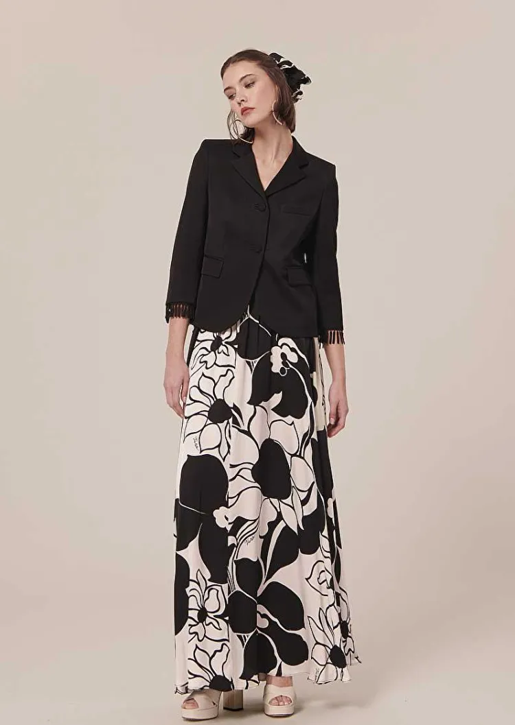 Veste Valensole En Satin Noir*TARA JARMON Best