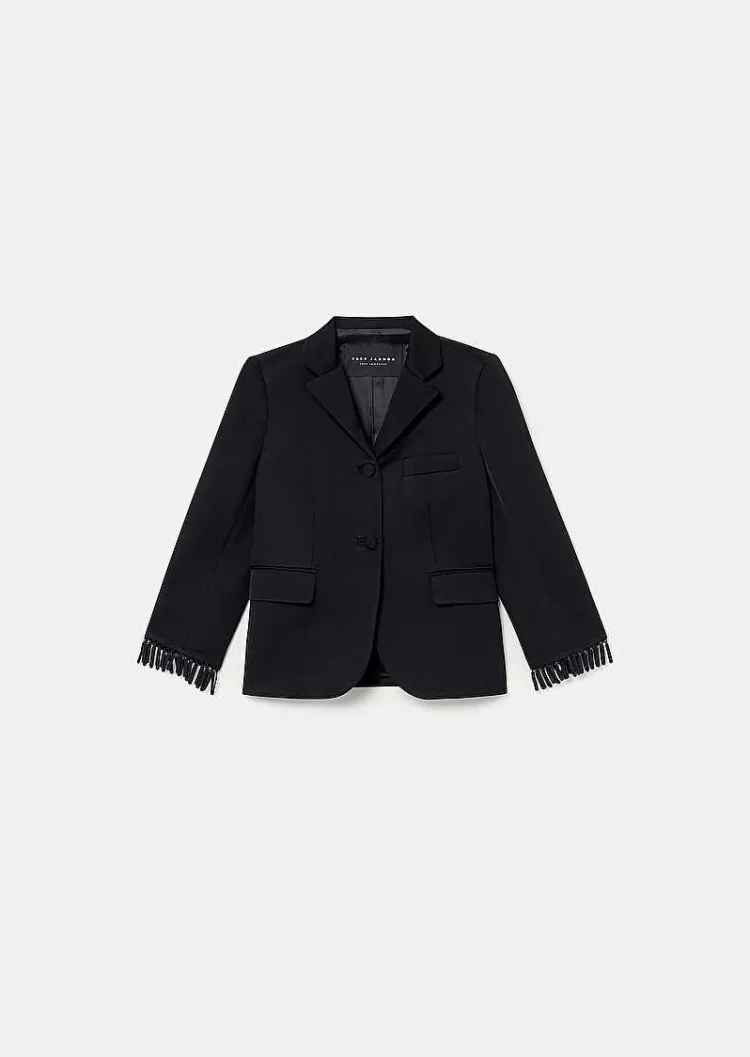 Veste Valensole En Satin Noir*TARA JARMON Best
