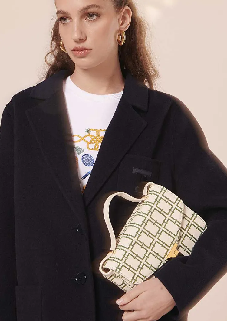 Virgilio Veste En Laine Double Face Bleu Nuit*TARA JARMON Sale